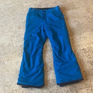 686 Size Youth Small teal, waterproof snow pants